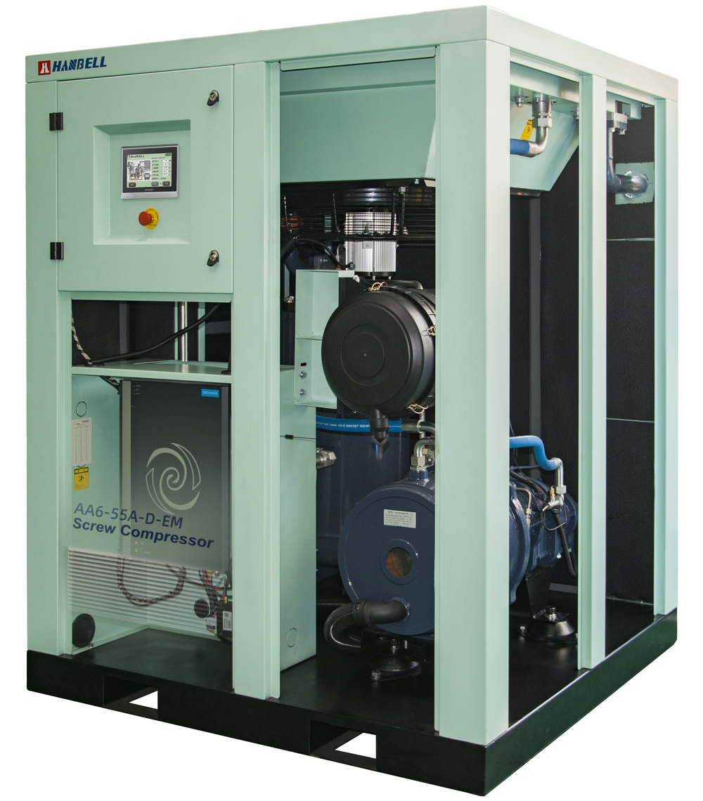 New Product Release -- AA6-D-EM Series Integrated Horizontal Tandem Double Stage Permanent Magnet Variable Frequency Air Compressor-6008集团官方网站